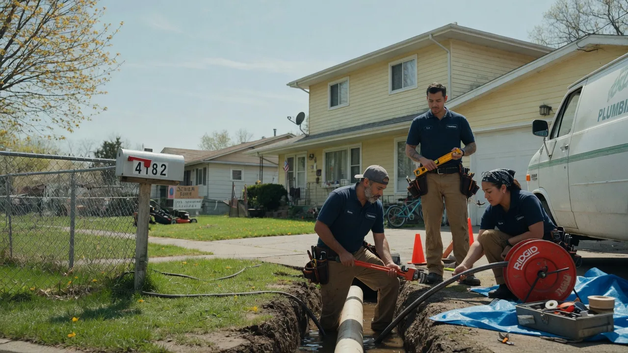 Gas Line Repair in Pleasant Plains, IL near me